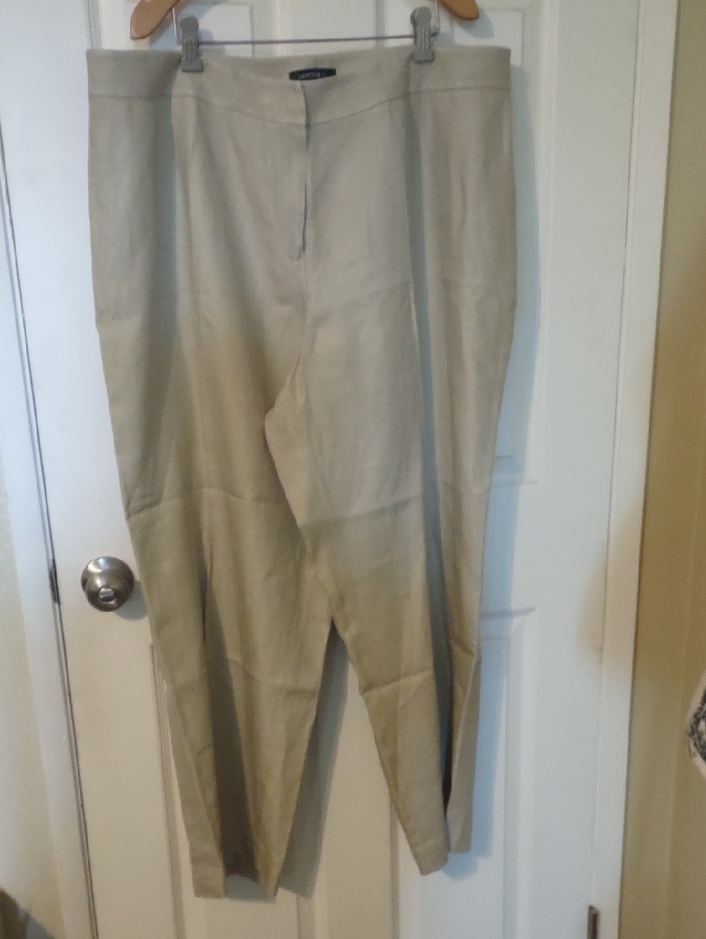 Lafayette 148 Light Beige women flare Leg size 18W 100% liner